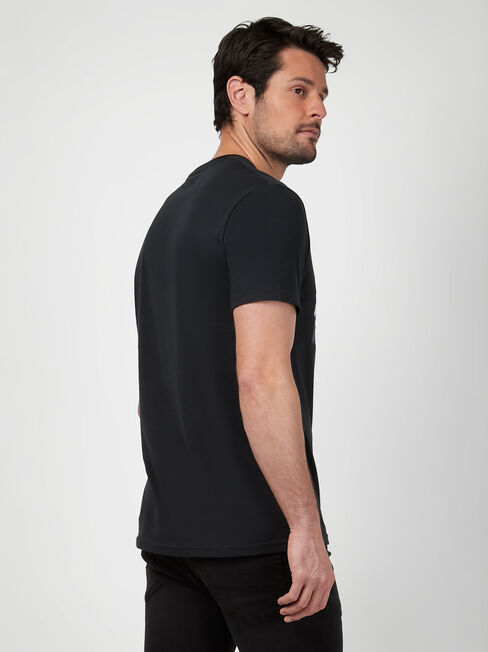 SS Holden GTS Print Crew Tee, Black, hi-res