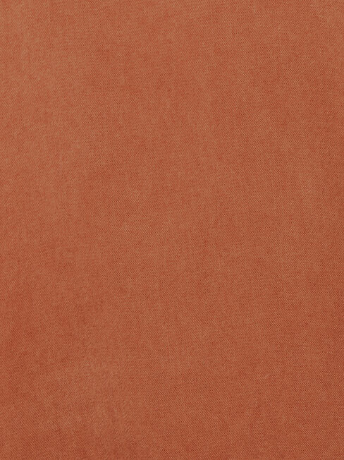 Zoe Twist Front Shirt, Orange, hi-res