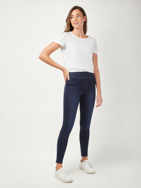 Tessa J-Luxe Skinny Jeans Dark Indigo, Dark Indigo, hi-res