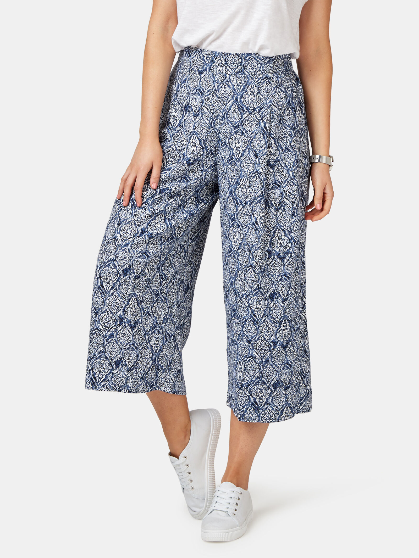 Naomi Wide Leg Crop Pant