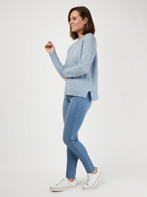 Blake Rib Knit, Blue, hi-res