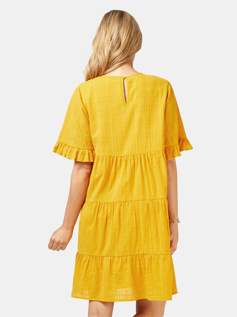 Julia Kaftan Dress, Yellow, hi-res