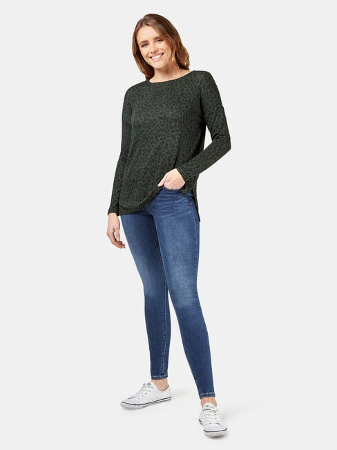 Sarah Soft Touch Pullover, Green, hi-res
