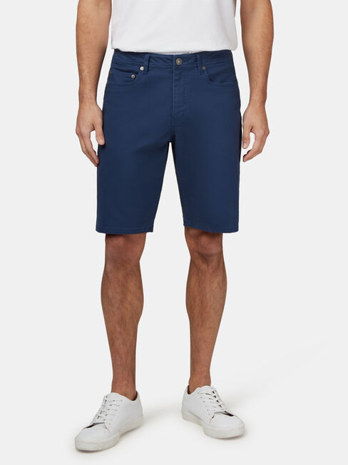 Milton 5 Pocket Short, Blue, hi-res