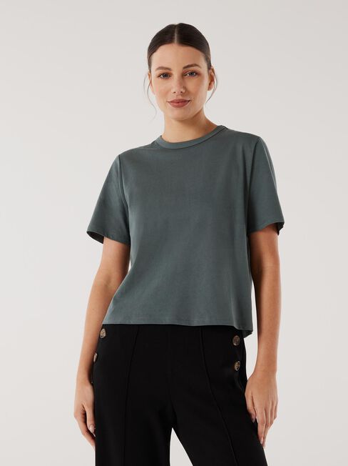 Essential Relaxed Crop Tee