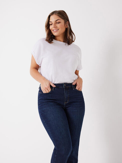 Curve Embracer Slim Straight Jeans