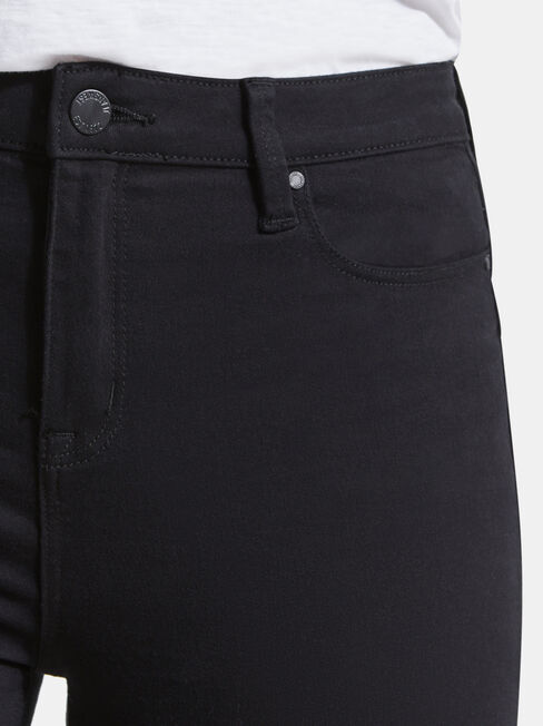 Butt Lifter Skinny Jeans, Black, hi-res