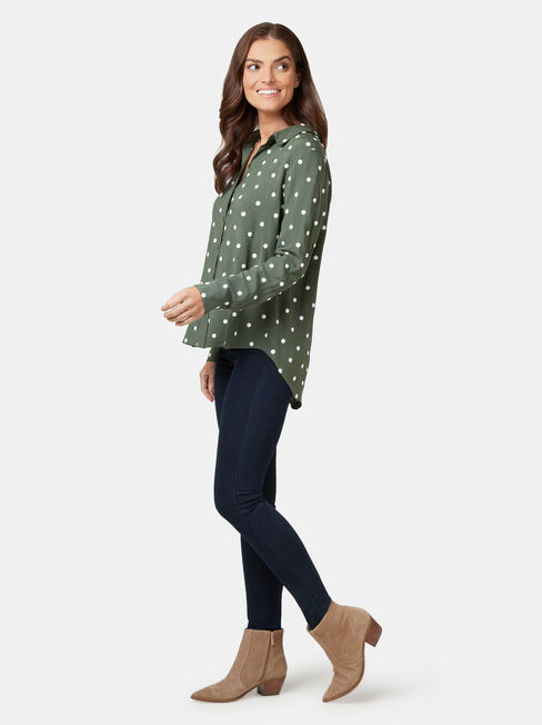 Thea Embroidered Shirt, Multi, hi-res