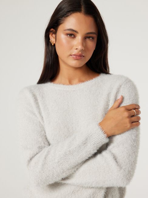 Elsa Crew Popover, Grey, hi-res