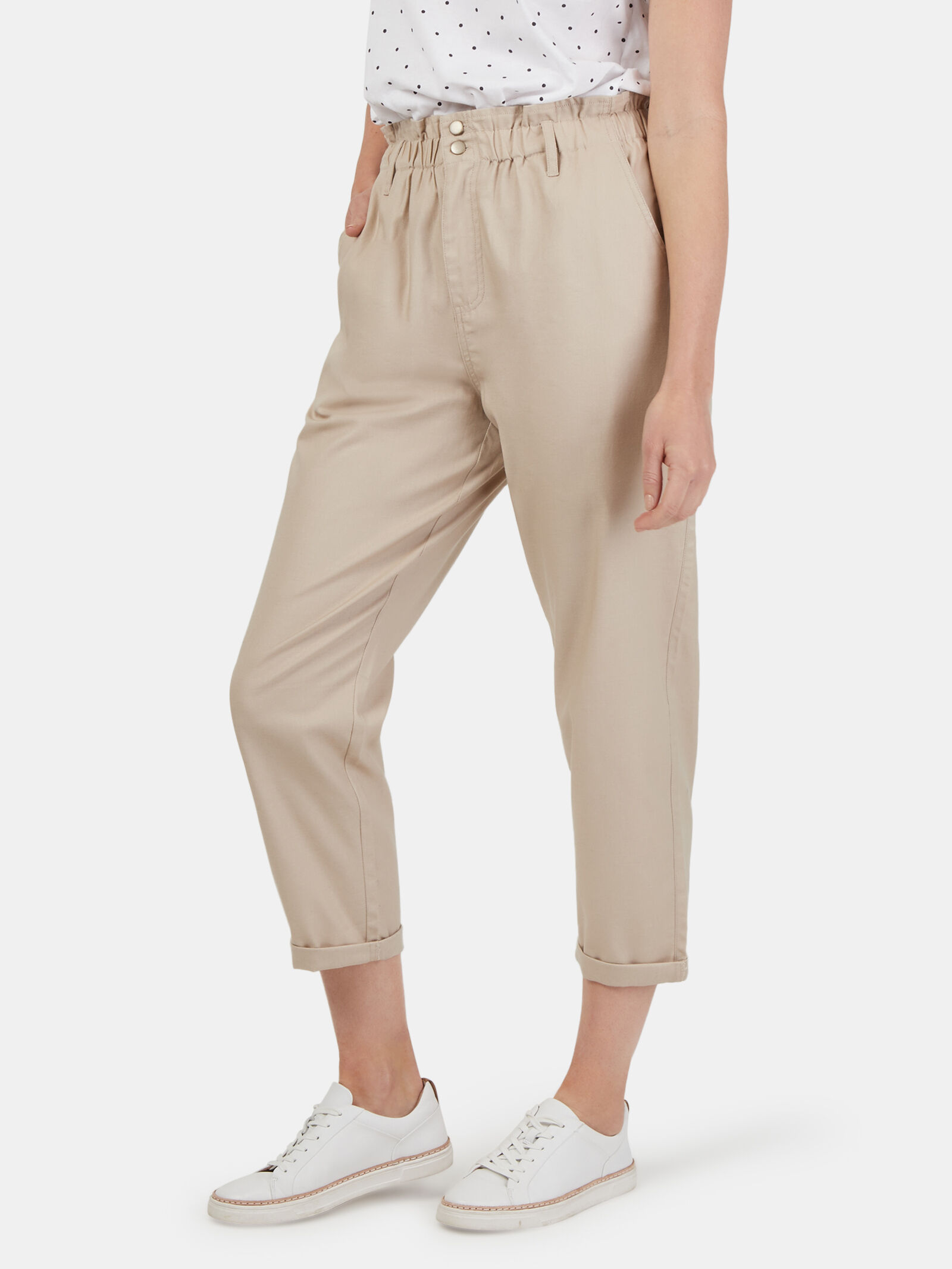 Cotton Paperbag Pant Jeanswest