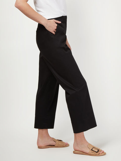 Tia Tapered Pant, Black, hi-res