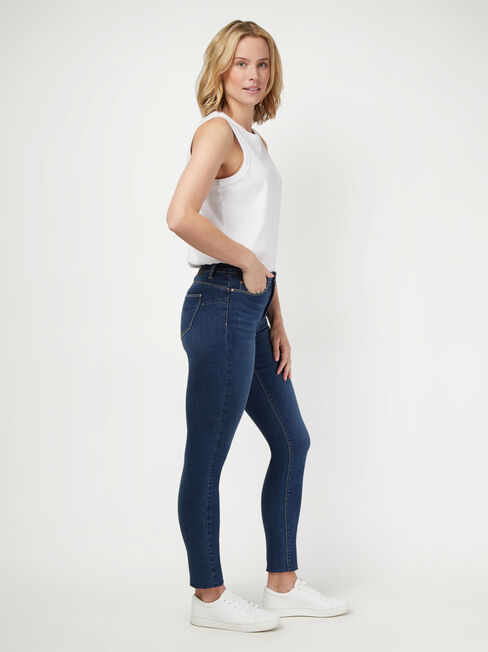 Butt Lifter Skinny Jeans, VintageWash, hi-res