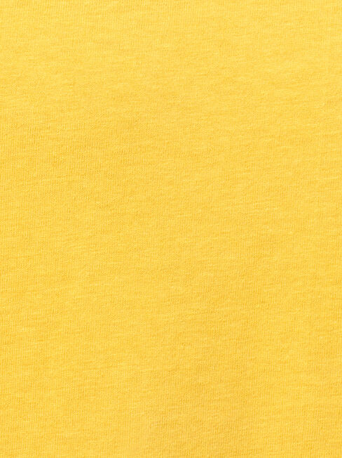 Pat Short Sleeve Basic Tee, Yellow, hi-res