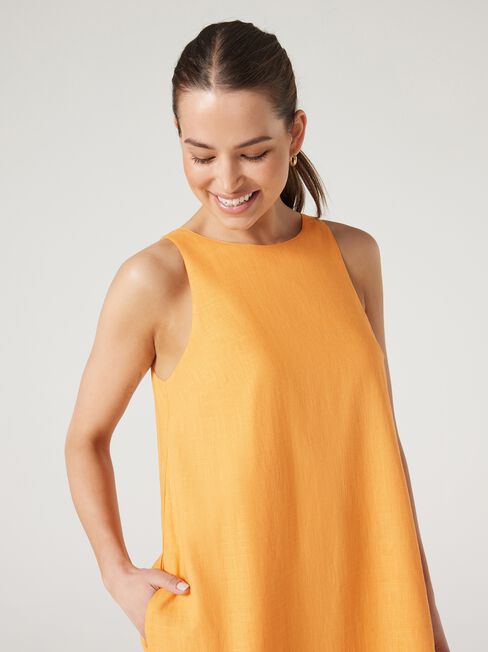 Sophie Shift Dress, Orange, hi-res