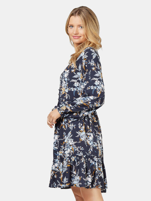 Bella Botanical Dress, Floral, hi-res