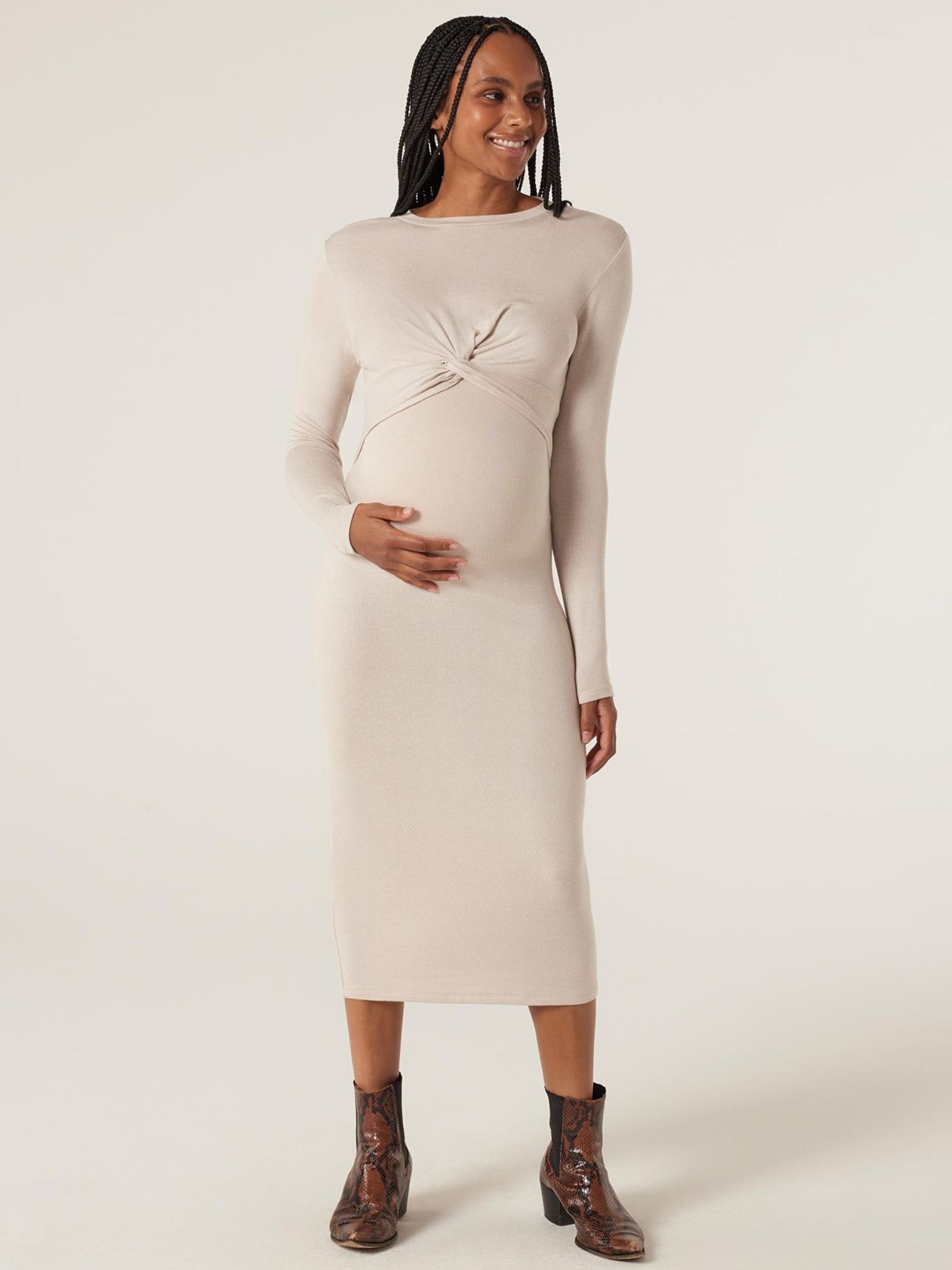 Knee length maternity dress hotsell