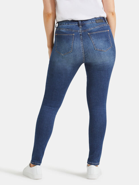 Curve Embracer Skinny jeans Mid Vintage, Mid Indigo, hi-res