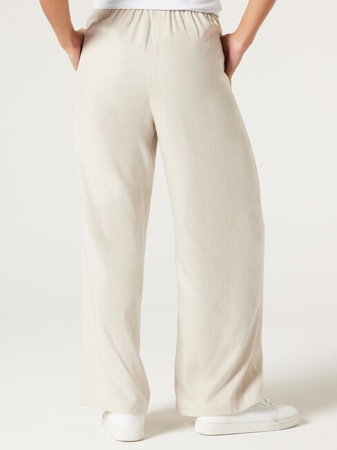 Tillie Wide Leg Pant, Stone, hi-res