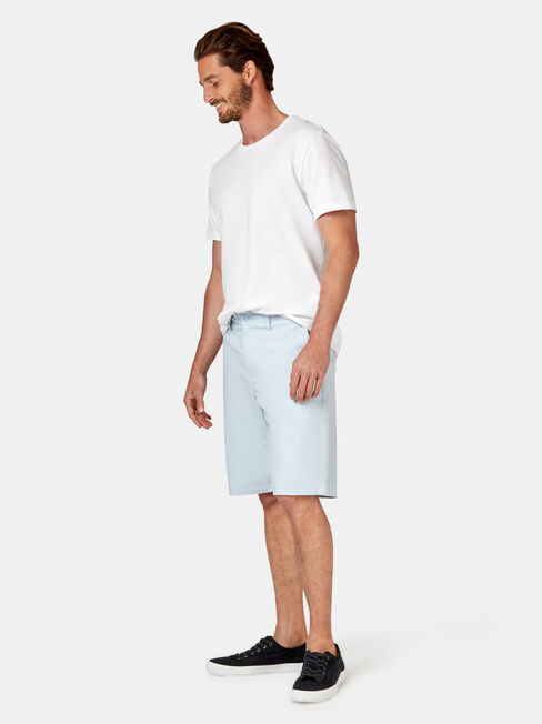 Luke Textured Chino Short, Blue, hi-res