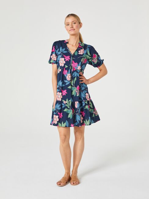 Cole Smock Dress, Print, hi-res