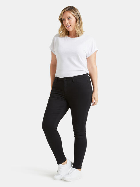 Curve Embracer Skinny Jeans Black Night, Black, hi-res
