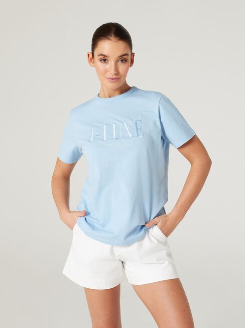 J-Luxe T-Shirt, Cornflour, hi-res