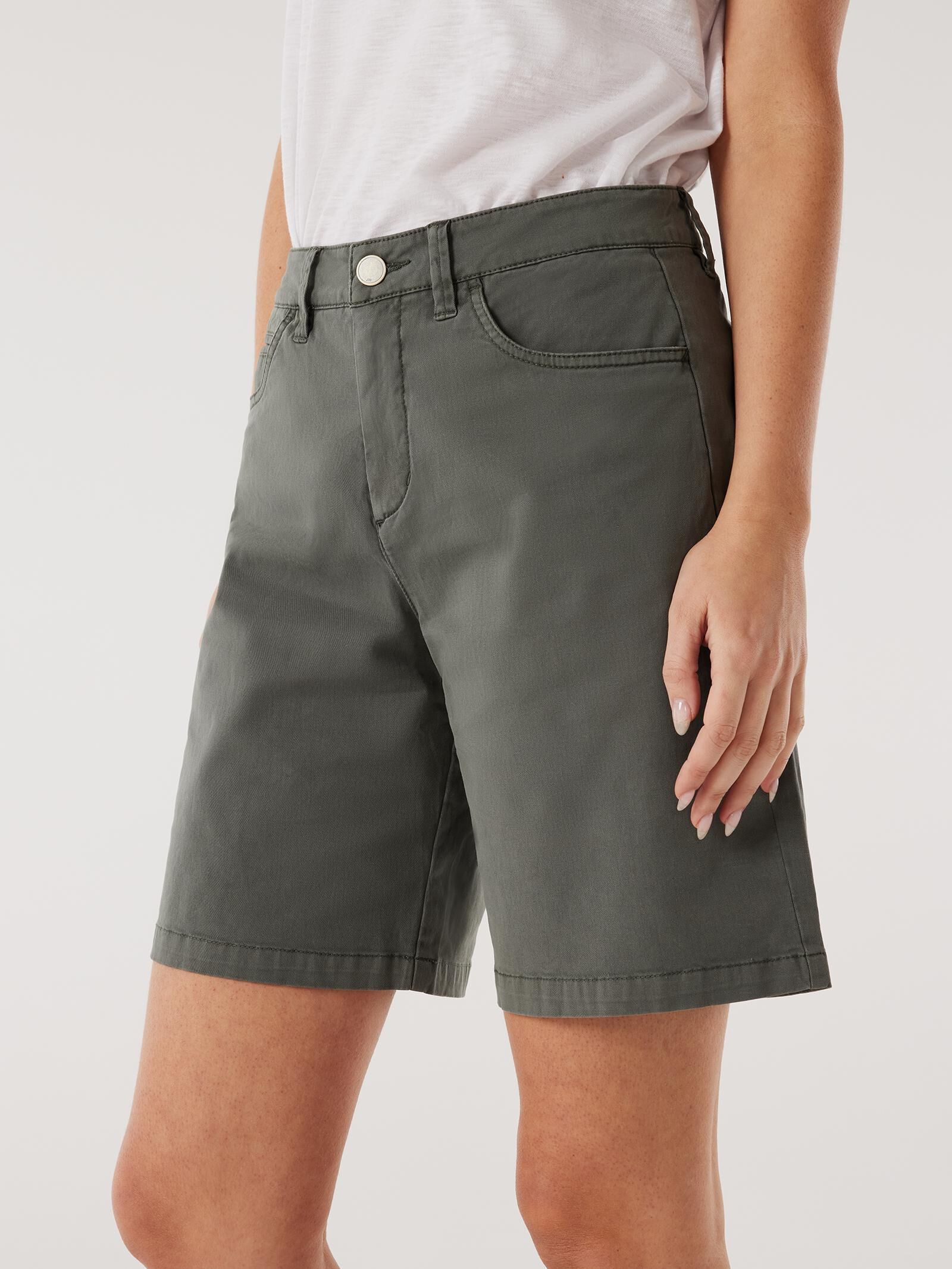 Womens denim walking shorts sale