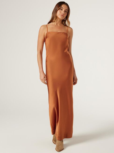 Holly Slip Dress, Red, hi-res