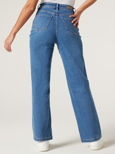 Jessie High Waisted Wide Leg Jeans, Vintage Blue, hi-res