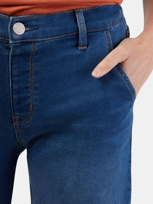Stella Luxe Lounge Short, Mid Indigo, hi-res