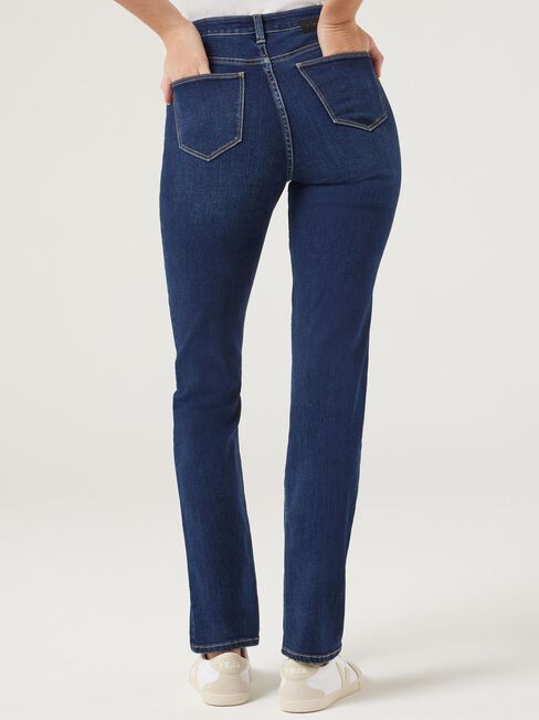 Slim Straight Jeans, Vintage Wash, hi-res