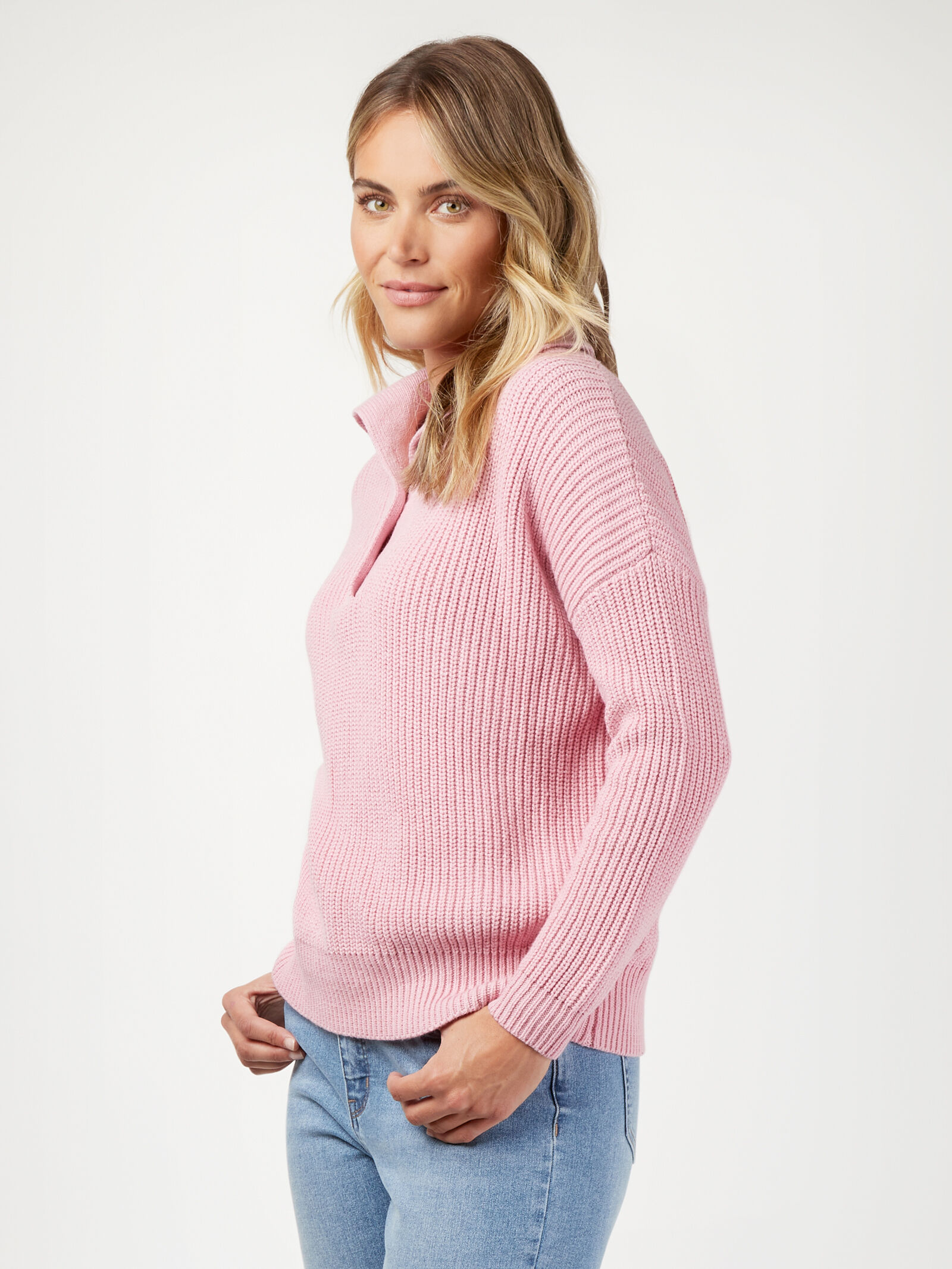 Rach Half Button Pullover