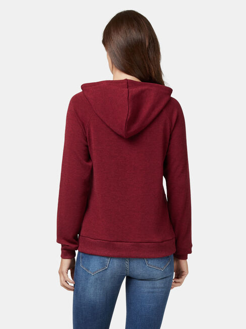 Khloe Soft Touch Hoodie, Pink, hi-res