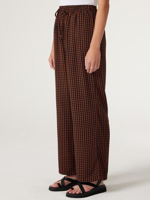 Viola Relaxed Pant, Abstract Check, hi-res