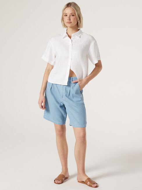 Jane J-Luxe Short, Blue, hi-res