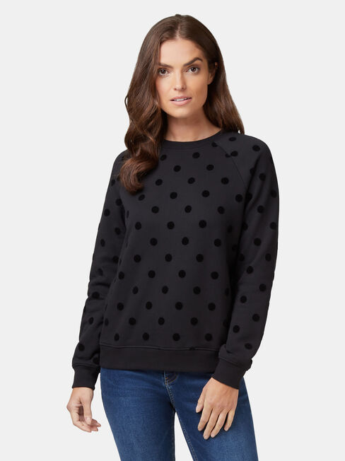 Viola Sweatshirt, Black, hi-res