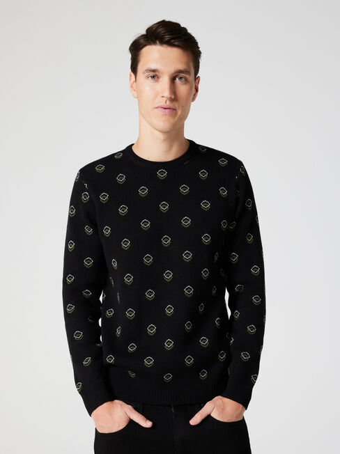 Louis Vuitton Signature Jacquard Hoodie White Black