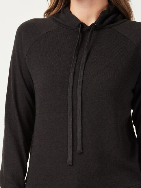Khloe Soft Touch Hoodie, Black, hi-res