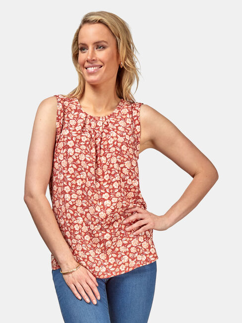 Emily Pleat Front Top | Jeanswest