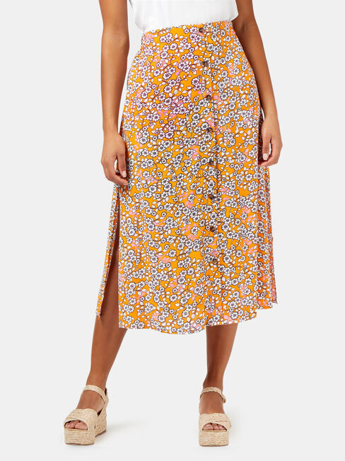Hallie Skirt, Orange, hi-res
