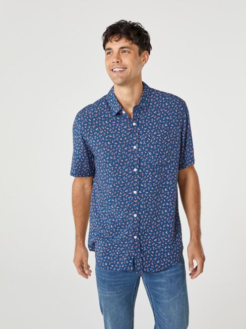 SS Owen Print Shirt