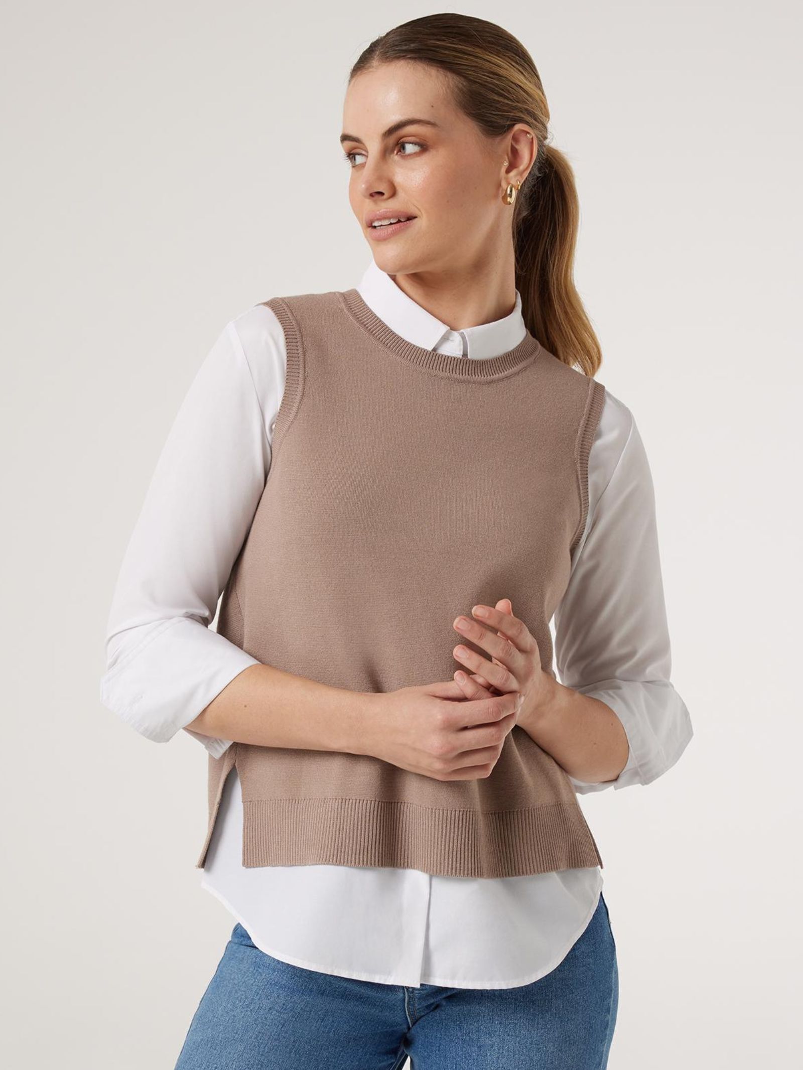 Jeans west vest online