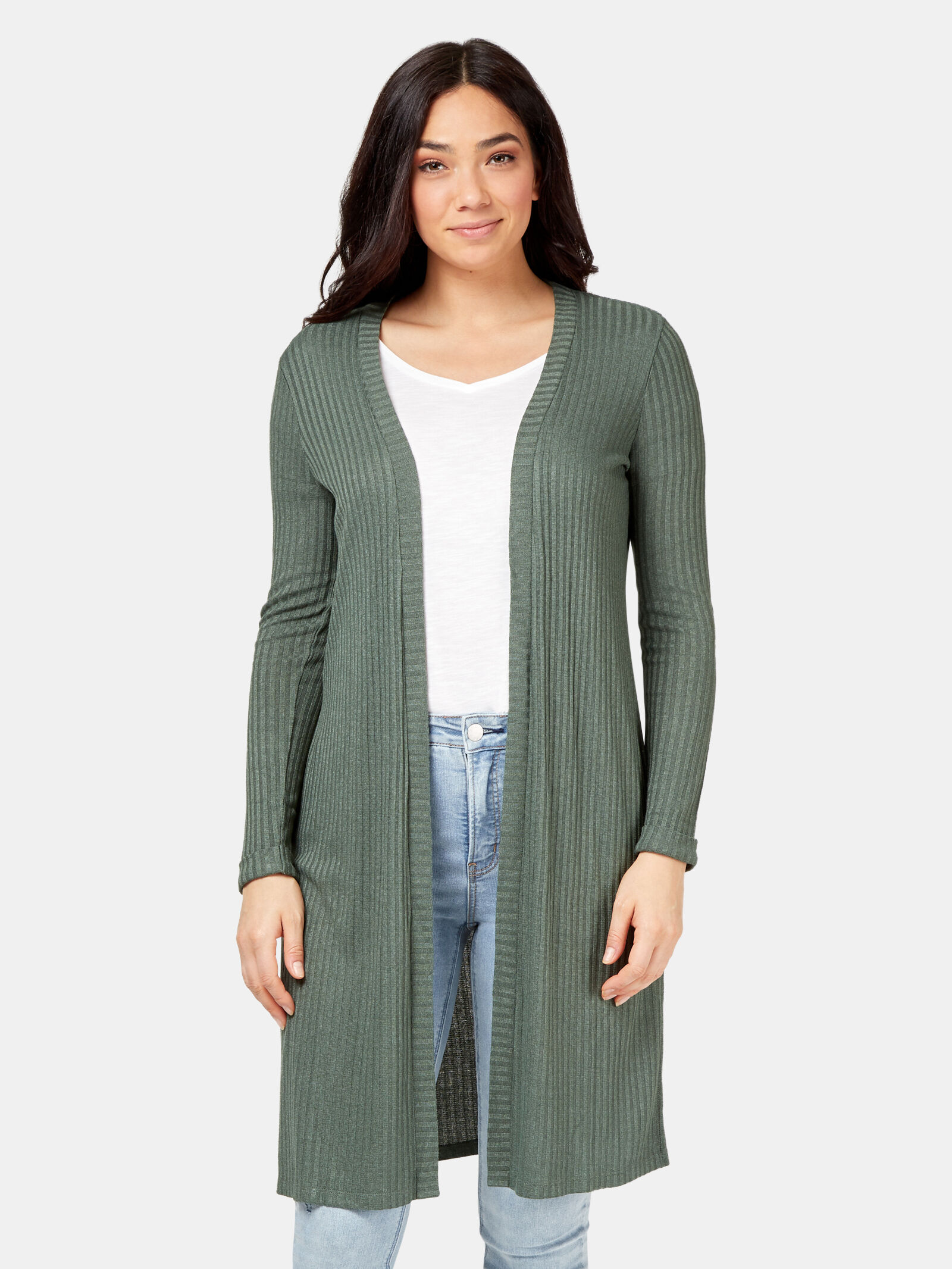 Jeans west cardigan top