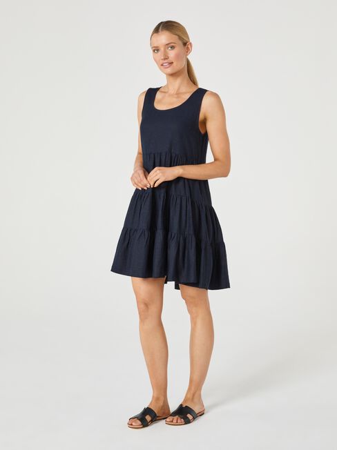 Georgia Dress, Blue, hi-res