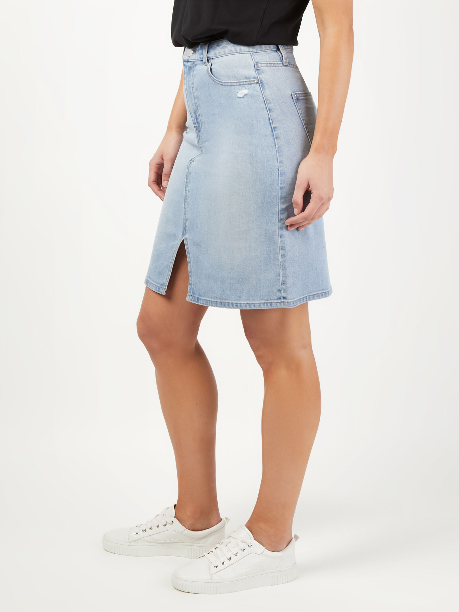 Black denim skirt jeanswest discount