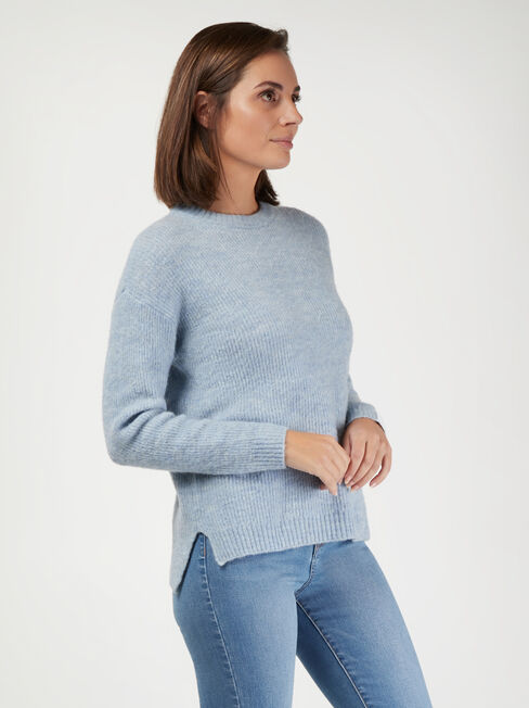 Blake Rib Knit, Blue, hi-res