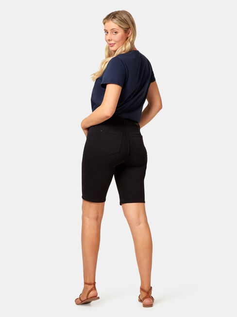 Tully Curve Embracer Knee Length Short, Black, hi-res