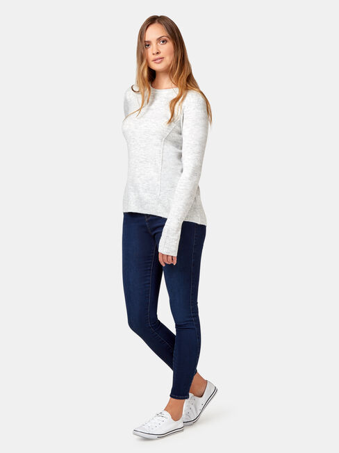 Willow High Low Pullover, Grey, hi-res