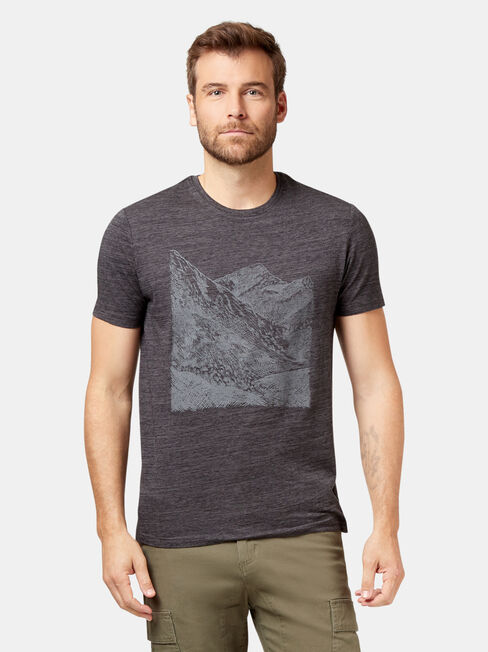 SS Arthur Print Crew Tee, Black, hi-res