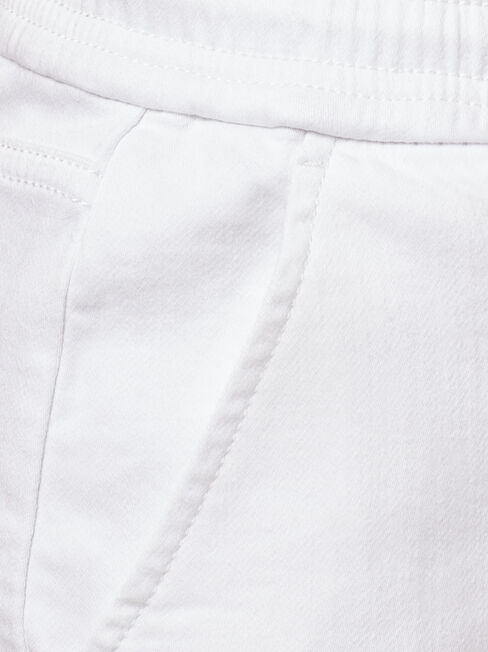 Hana Luxe Lounge Skirt, White, hi-res